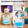 2 Pcs Laundry Liquid Detergent Cup Holder Febwind Laundry Drip Cup Holder Fabric Softener Drip Catcher Soap Holder Tray Cup Stand Container Laundry Soap Station Organizer White
