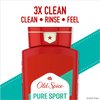 Old Spice Pure Sport Body Wash, Lemon, 108 Fl Oz, Pack of 6