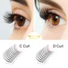 Premade Fans Eyelash Extensions 5D-C-0.10-9-15 Short Stem Premade Volume Eyelash Extensions 3D 5D 7D Volume Lash Extensions .07 .10 Pre made Lash Fans C D Curl 9-15 MIX(5D-C-0.10,9-15mm)