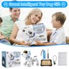 Dwi Dowellin Robot Dog for Kids 8-12,Remote Control Smart Robotic Dogs Pet Puppy Robotic Toy,Interactive Touch Walking Talking Toys for Boys Girls Christmas Birthday Gifts