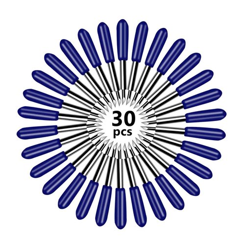 30 Pcs Replacement Blades for Explore Air 2 60 Degree Cutting Plotter Blade Vinyl Cutter Machines Blades Blade for Maker Expression Deep Cutting Blade (Blue)