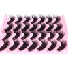Mink Lashes Fluffy Cat Eye Thick zanlufly False Eyelashes Natural Curly Fake Eyelashes 18MM Full 8D Volume Lashes Pack 14 Pairs