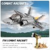 MEOA 646 Pcs F-35B Lightning II Plane Building Toys WW2 Fighter Jet F35 Model Kits Military Airplane Building Blocks Set Bricks Toy Gifts for Kids and Adults