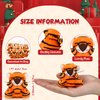 Shappy 50 Pcs Mini Animal Plush Toys Small Stuffed Animals Bulk Cute Tiny Animal Keychains for Gift Party Carnival Prize (Tiger)