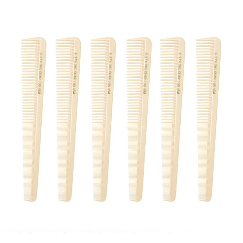 Styling Gear #130 Barber Cutting Combs Tapered Hair Combs Beard Comb Mens ombs For Women Comb 6 pieces