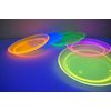 DIRECTGLOW LLC Blacklight Reactive Party Plates with FREE Blacklight Balloons (40, 10.25 inch)
