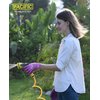 PACIFIC 6 Pairs Gardening Gloves for women, Rubber Coated Garden Gloves, Ladies Yard Work Gloves, Breathable, Purple & Yellow & Red, Medium