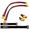 Hobbypark XT60 Male to Female Adapter Connectors Converter Plugs with 10AWG Gauge Cable Wire High Current for RC Lipo Battery (2-Pack)
