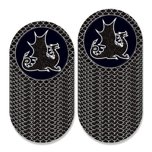 Partystadl 116-Piece Black Dragon Birthday Party Supplies Set | Tableware Kit Includes Paper Plates, Dessert Plates, Napkins, Cups, Forks for Dragon Theme Parties | Serves 16 Guests