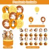 Guinea Pig Party Decorations,Hamster Birthday Party Supplies For Guinea Pig Party Supplies Includes Banner - Cake Topper - 12 Cupcake Toppers - 18 Balloons