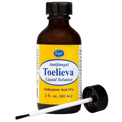 Baar Products - Toelieva Antifungal Liquid Solution - 25% Undecylenic Acid, Organic Olive Oil, Gr...