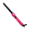 ISO Beauty ISOTP19MM-217-MB The Twister - 19mm Tourmaline-Infused Ceramic Pro Curling Wand w/Cool Tip - Pink