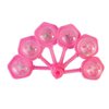 Adorable Pink Baby Rattles (6cm) 6 Count - Party Favors for Baby Showers & Celebrations