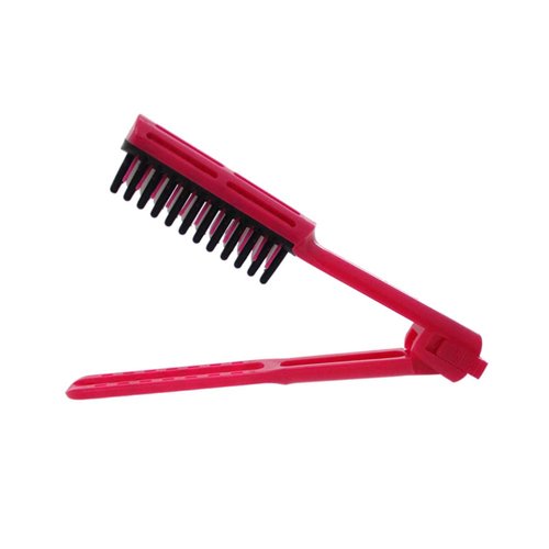 SUPVOX Hair Comb Straightening Hair Dress Styling Folding V Shape Comb Hair Brush DIY Salon Hairdressing Smoothe Hair Travel Home Use