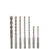 BOSCH HCK001 7 Piece Carbide-Tipped SDS-plus Rotary Hammer Drill Bit Set with Storage Case