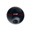 DEWHEL Black/White Inlay Sphere Aluminum 200 Grams Weighted Manual Shift Knob 5 Speed Short Throw Shifter M12x1.25 M10x1.5 M10x1.25 M8x1.25