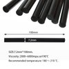 16 Pcs Keratin Gun Bond Glue Sticks Professional Hair Extension Glue Stick Hair Styling Tools (Black)