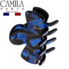 Camila Paris CP2440 French Hair Clip for Women, Small Handmade, Blue, Girls Hair Claw Clips Jaw Fashion Durable Styling Hair Accessories for Women, Strong Hold No Slip Grip, Made in France