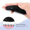 Scalp Massage Brush, Segbeauty 6 pcs Shampoo Brush Floral Shower Comb, Classic Hairdresser Hair Comb, Pocket Hairbrushes Set, Head Massage Brush for Hair Growth Beard Brush Pet Grooming Brushes Black