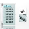 Lashsure Self Adhesive Eyelash Clusters Kit - Natural Black, Reusable False Eyelashes Kit for Women, Easy to Apply, Lightweight & Natural Looking (MF10-7)