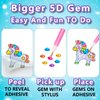 WAHFNG Gem Art, Diamond Art Kids Painting Kit -Make Your Own Stickers,Keychains & Suncatchers - Arts and Crafts for Girls and Boys Ages 6-12 - Best Gift Ideas for Age 6, 7, 8, 9, 10,11,12 Years Old