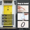 6 Inch Self-adhesive House Numbers,Stainless Steel House Number for Outside,Big Modern House Numbers, Garden Door Address Numbers for House, 911 Visibility Signage(7)