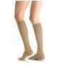 JOBST Opaque Knee High with SoftFit Technology Band, 20-30 mmHg Compression Stockings, Open Toe, Medium, Natural