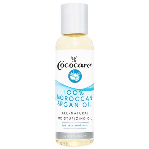 Cococare Moroccan Argan Oil - Lashes and Skin Moisturizer All Natural Argan Oil - 2 fl oz (Pack of 2)