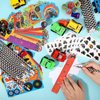 BenLouis 96Pcs Monster Truck Party Favors Truck Car Birthday Stampers Stickers School Stationery Set Bulk for Kids wheels party Race Car Themed Party Goodie Bag Stuffers Pinata Filler Supplies
