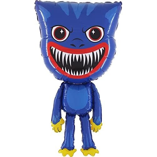 Toyland® 96cm (38") Giant Blue Monster Character Foil Balloon - Kids Party Balloons