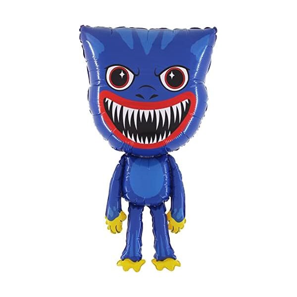 Toyland® 96cm (38") Giant Blue Monster Character Foil Balloon - Kids Party Balloons