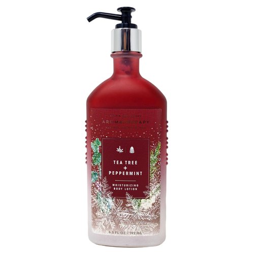 Bath & Body Works Aromatherapy Tea Tree and Peppermint Body Lotion , 6.5 Fl Oz / 192ML , Pack of 2