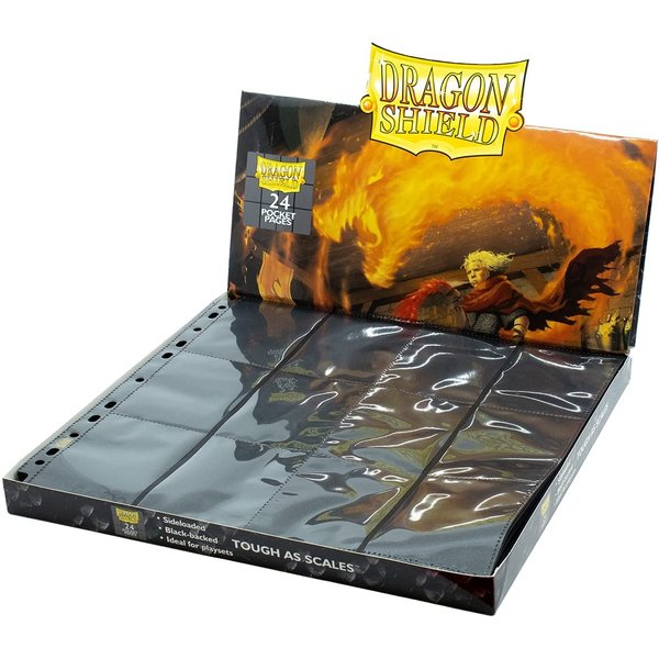 Arcane Tinmen Dragon Shield Standard Size Cards 24 Pocket Page Clear Sheet 50 Pages MTG Card Sleeves are Smooth Tough Compatible with Pokemon Yugioh Magic The Gathering Card Sleeves (ART10304)