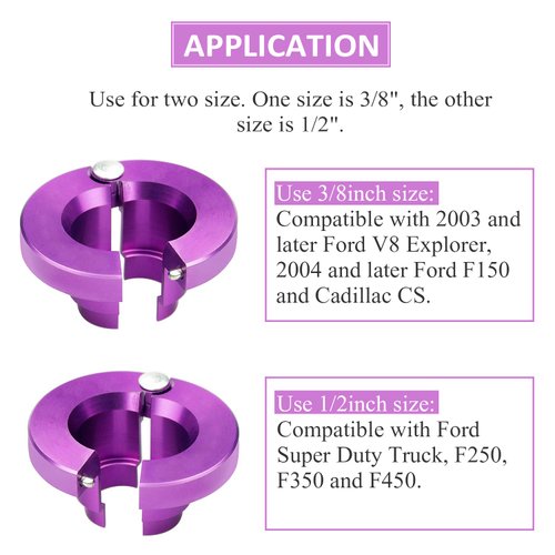 Mekar Disconnect Tool Transmission Oil Cooler Line Disconnect Set Compatible with Ford 3/8" & 1/2"(Pack of Two)