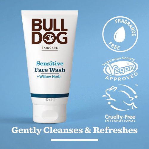 MEET THE BULL DOG Sensitive Face Wash, 5 Fluid Ounce