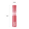 ZUK Hydrating Lip Gloss for Women and Girls, Moisturizing Creamy Lipstick for Dry Lips, Nourishing Highly Pigmented Lip Balm, Non-Sticky Tinted Lip Makeup