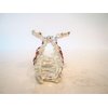 Generic Silver metal pink crystal hair claw clip bridal clip for meduim fine hair