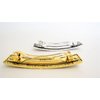 Generic Silver or bronze gold metal trees and moon night time hair clip barrette (Primary color: Gold)