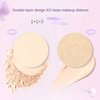 Novo Dual-Action Cushion Foundation & Powder - 13g Cushion + 6.5g Powder - Full Coverage, Waterproof, Hydrating, Dewy Skin Finish - Buildable, Lightweight, Pearl Powder & Bird’s Nest Extract.