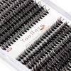 YOONOYA Lash Clusters 280pcs DIY Individual Lashes 30D 40D Cluster Eyelash Extensions 9-15mm Eyelash Clusters Lash Extensions for Self Application (30D+40D, 0.07D, 9-15mm)