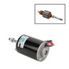 DC Motor DC High Speed Motor 30W High Speed CW/CCW Permanent Magnet DC Motor Brushed DC Motor Mini Electric Motor for DIY Generator(12V 3500rpm)