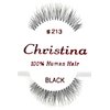 6X Eyelashes - #213 Christina 100% Human Hair Fake Eyelashes