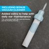 Ear Wax Vacuum Removal Tool by Tilcare - Ear Irrigation Flushing System for Adults & Kids - Perfect Ear Cleaning Kit - Includes Electric Vacuum Tool, Basin, Syringe, Curette Kit, Towel and 30 Tips