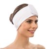 APPEARUS Cotton Terry Spa Headband Terry Cloth Head Wrap Facial Towel Headbands with Closure (1 Pc)