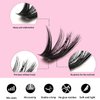 Selawasty Lash Clusters 640pcs Natural Lash Extension Individual Cluster Eyelash Russian Lash Clusters Individual Lashes Eyelash Clusters Natural Look Eyelashes for DIY at Home(9-16MM,30D,40D,50D,60D)