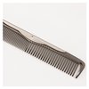 LOVE CHROME PROFESSIONAL B3 SUS STANDARD CUT COMB DEEP BLACK/Japanese artisan hair comb