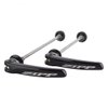 Zipp Speed Weaponry Tangente Quick Release Skewer Set: 100mm/135mm, Disc Brake, Stainless Steel, Black With Silver Logo