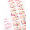 Osesshia Semi Cured Gel Nail Strips, 20 pcs Nail Wraps, Glaze Gel Nail Stickers, Salon Quality French Manicure, Full Decal Gel Polish Strips, Long Lasting SCG, Easy on, UV Required (Daisy Morning)