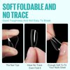 TOMICCA Almond Nail Tips, Medium Almond Acrylic Nail Tips, 216Pcs Full Cover Clear Nails, Nail Extension Tips for Nail salon and DIY at Home