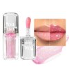 HUDABABY Transparent Warm Changing Pearl Lip Oil,Magic Color Changing Lip Oil,Moisturizing And Moisturizing Lip Gloss, Reducing Lip Lines,Hydrating Lip Glow Oil (04# Pearlescent Color Change Lip Oil)